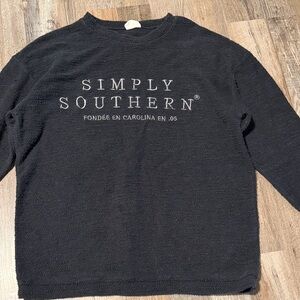 Simply Southern Black womens Sweater